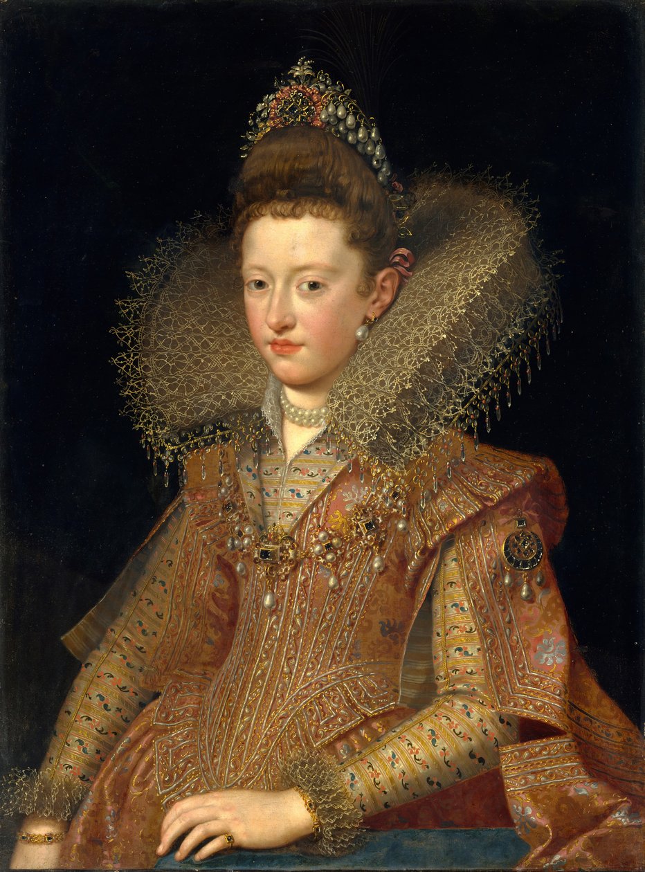 Margherita Gonzaga 1591-1632, Mantua Prensesi. by Frans Pourbus the Younger