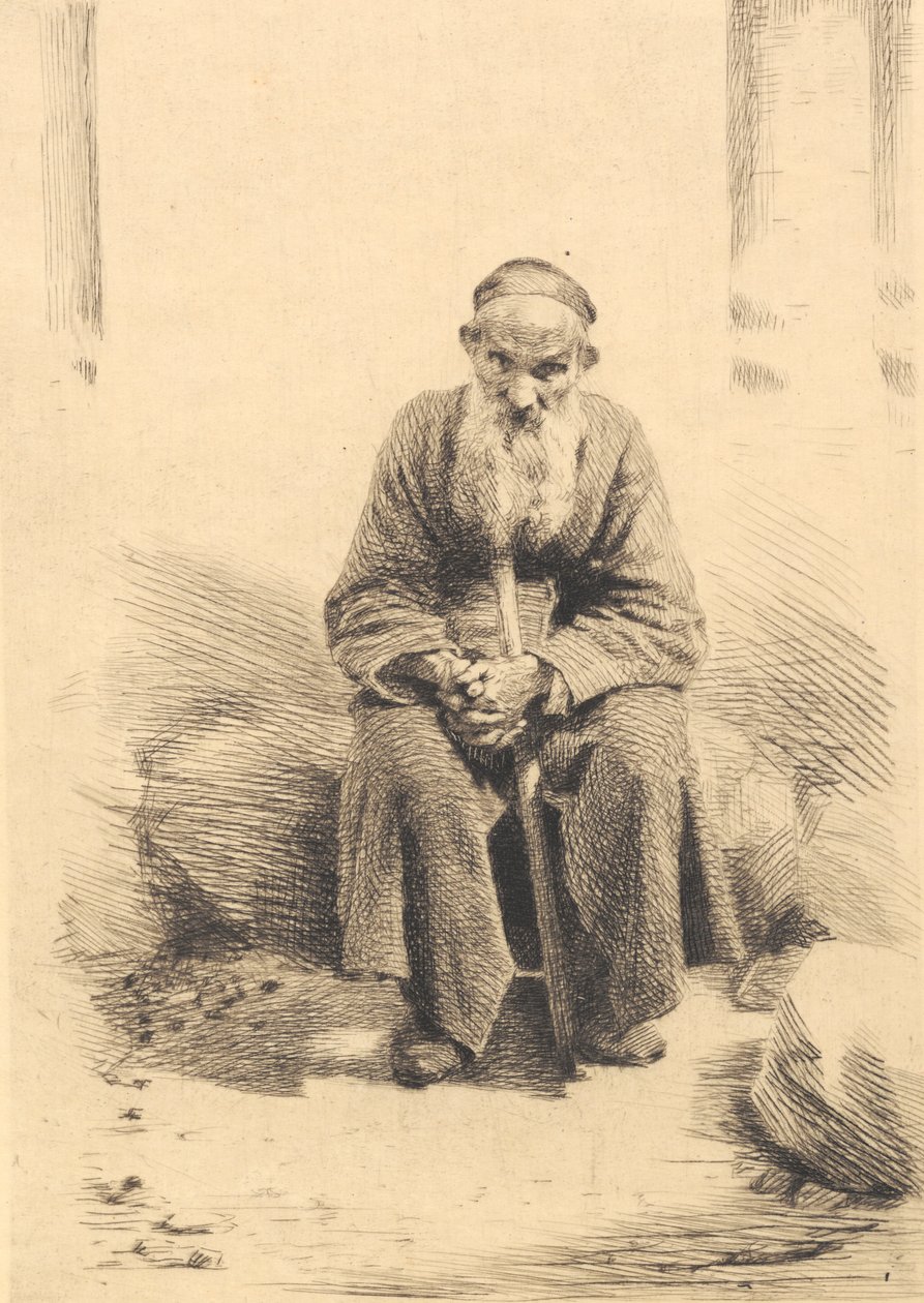 Eski bir Doğulu by Frans Schwartz