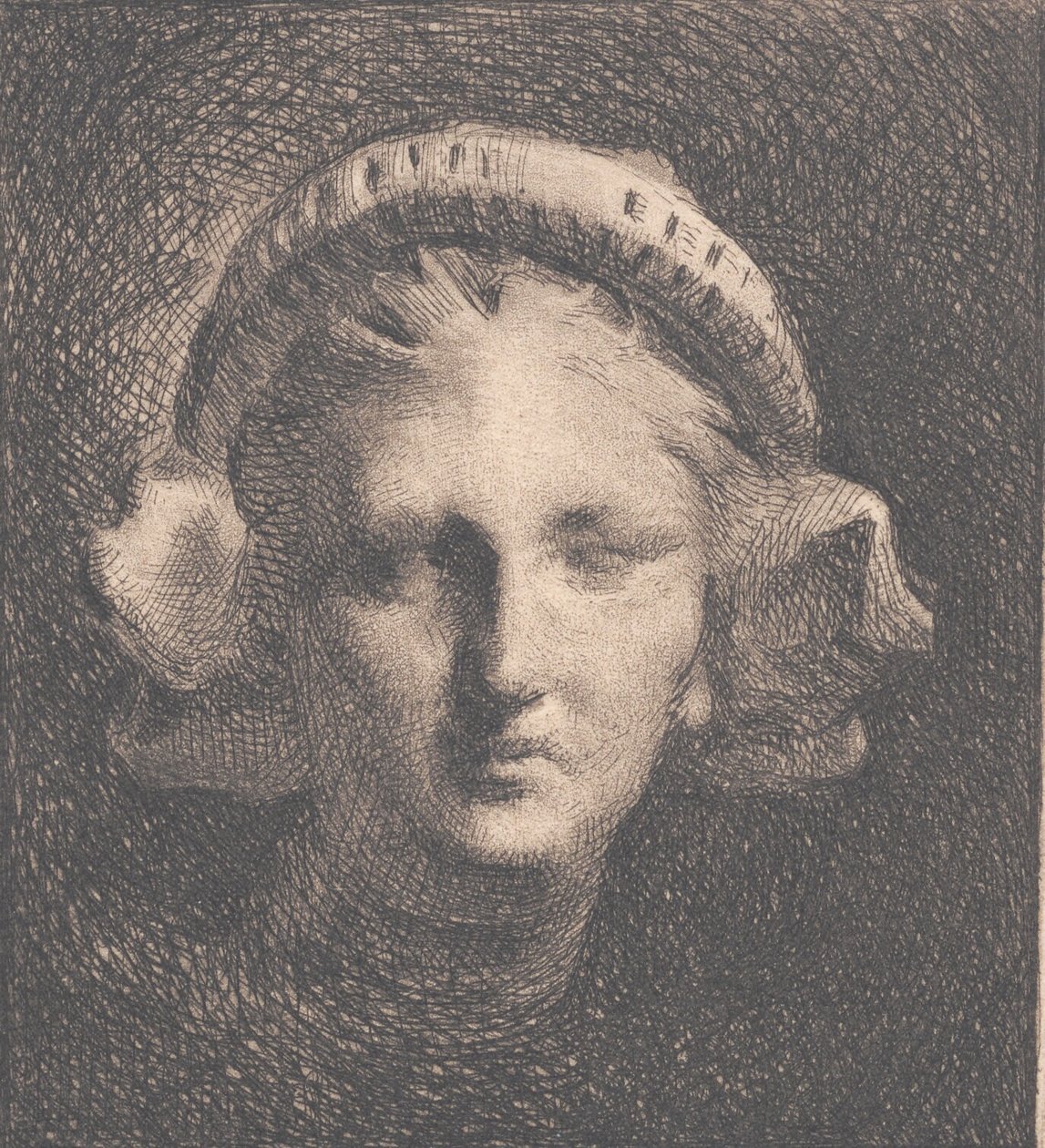 Alçıdan sonra küçük Yunan kafası by Frans Schwartz