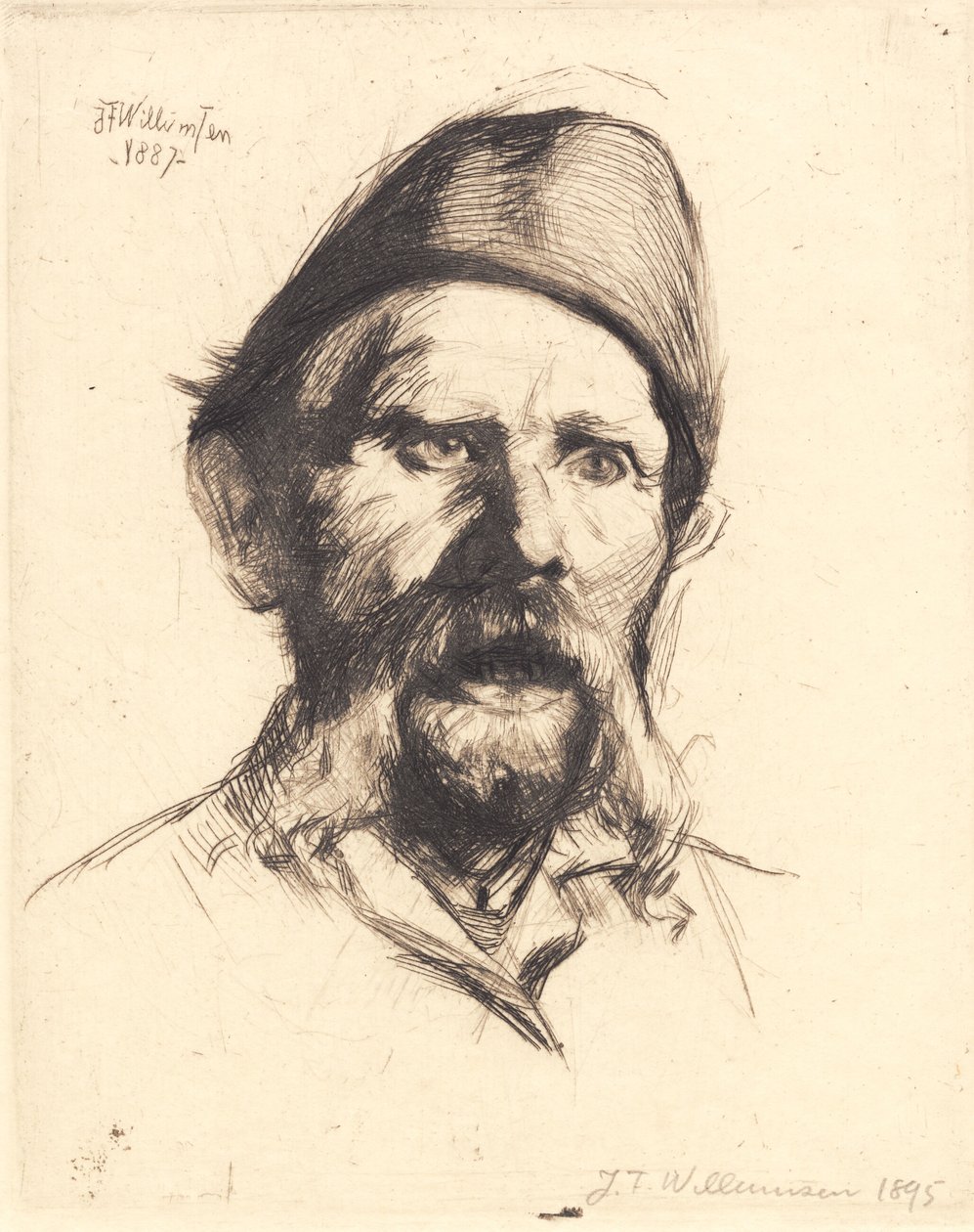 Frederiksberg Hastanesi Frantz Peter Neidthardt Başmüfettişinin Portresi by Frans Schwartz