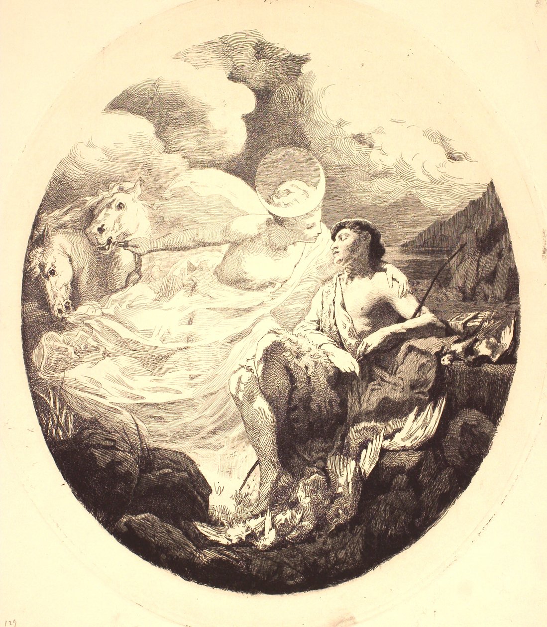 Selenyum ve Endymion by Frans Schwartz