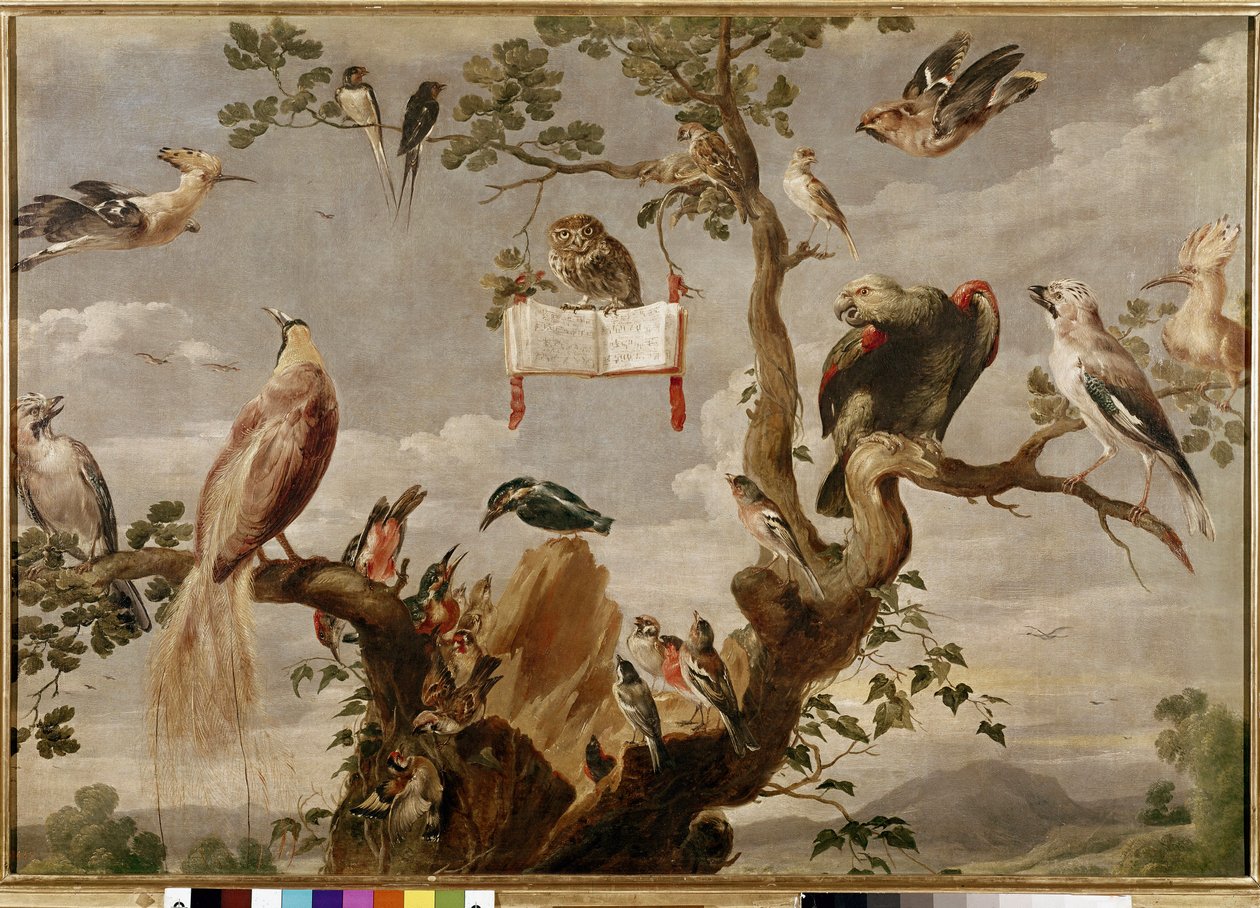 Bir kuşun konseri (tuval üzerine yağlı boya by Frans Snyders
