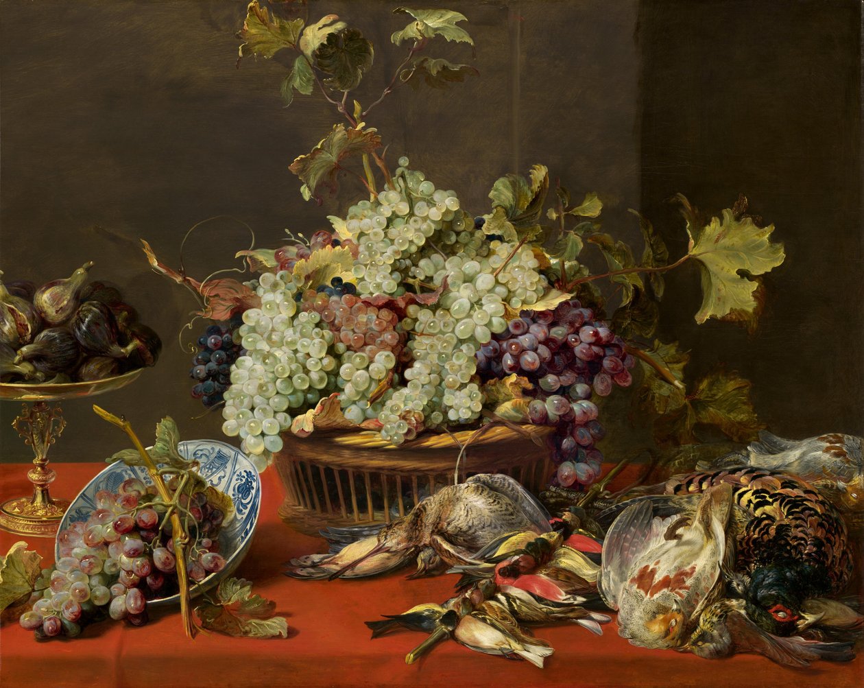 Üzüm ve Oyun ile Natürmort by Frans Snyders