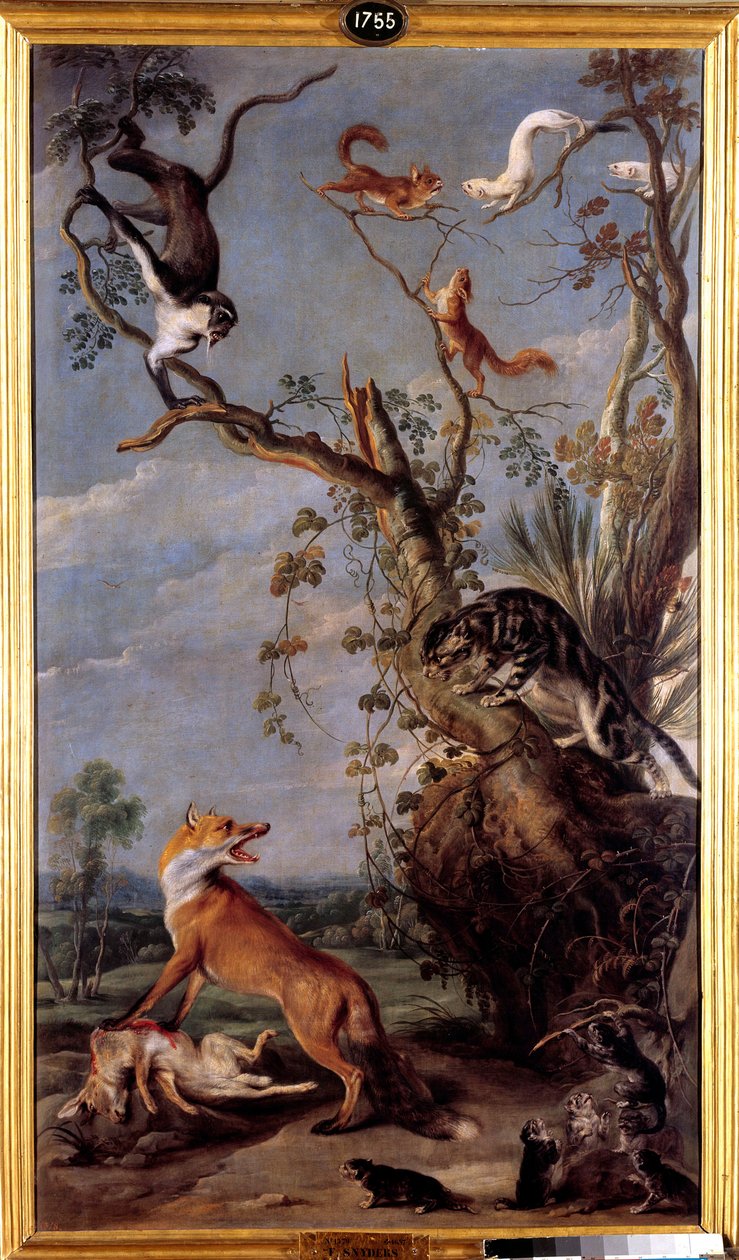 Kedi ve tilki Jean de la Fontaine