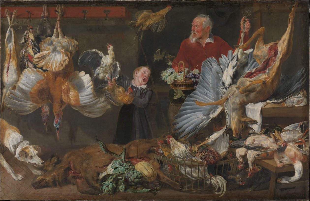 Bir oyun mağazası by Frans Snyders or Snijders