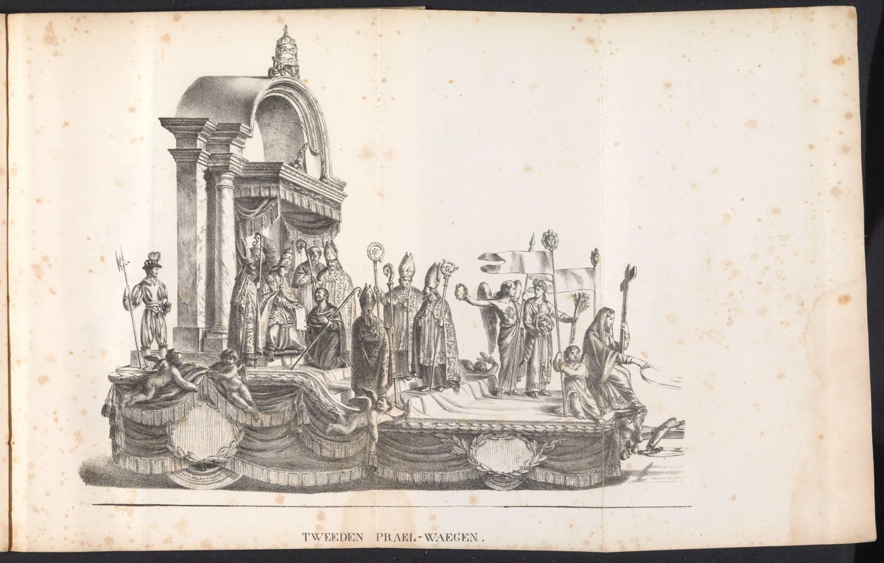1825 Saint Rumbold için alayı ikinci şamandıra Tweeden Prael-waegen (nesne üzerindeki başlık) by Frans Vervloet