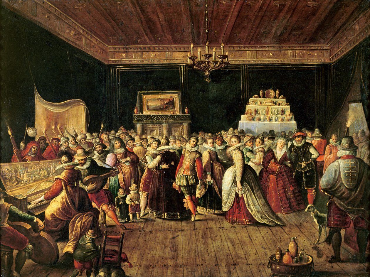 Bir Top (bakır üzerine yağ) by Frans the Elder Francken
