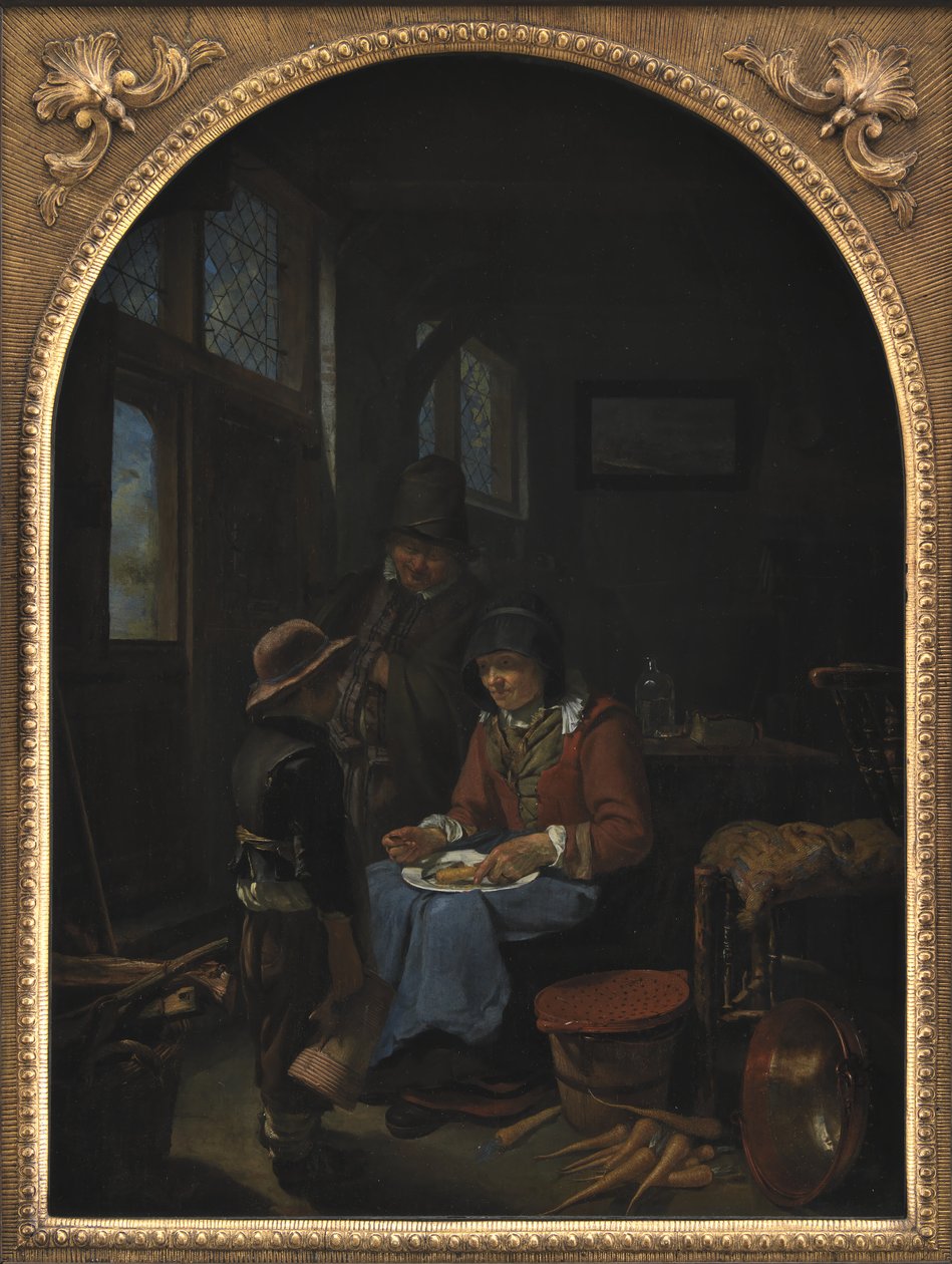 Çocuğu Biraya Göndermek by Frans van I Mieris
