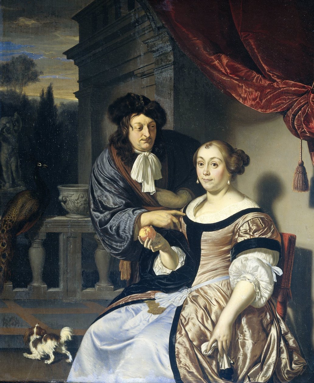 Bir adam ve bir kadın by Frans van Mieris (I)