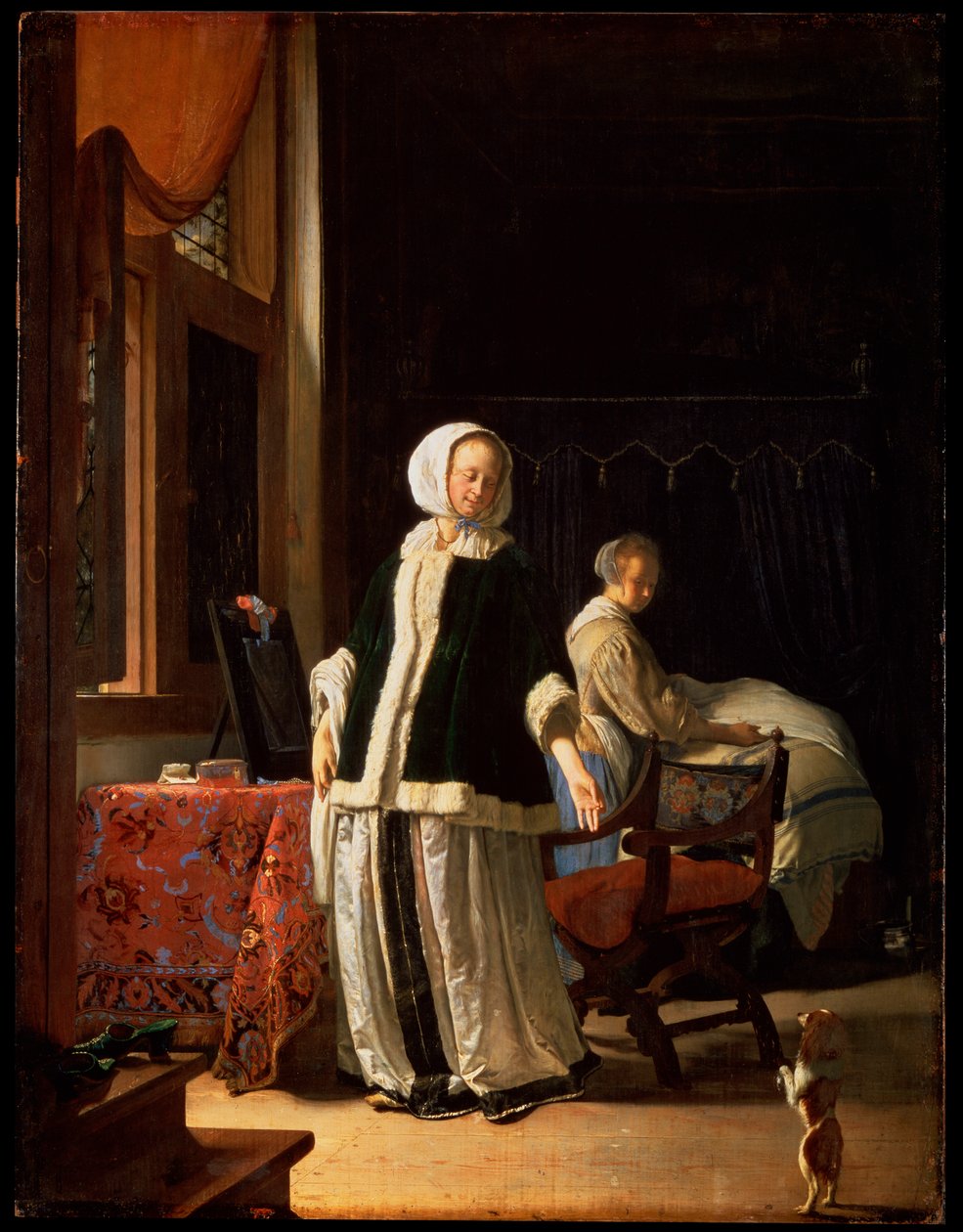 Genç Bir Hanımefendinin Sabahı, c1660 by Frans van Mieris