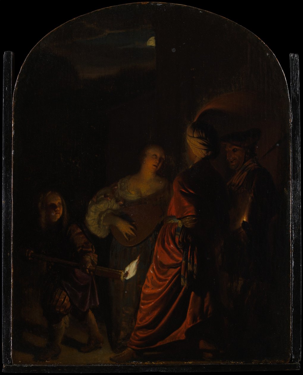Serenat, ca. 1678-80. by Frans van Mieris