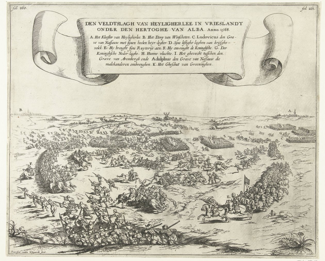 Heiligerlee Savaşı, 1568 Alba Dükü altında Vrieslandt