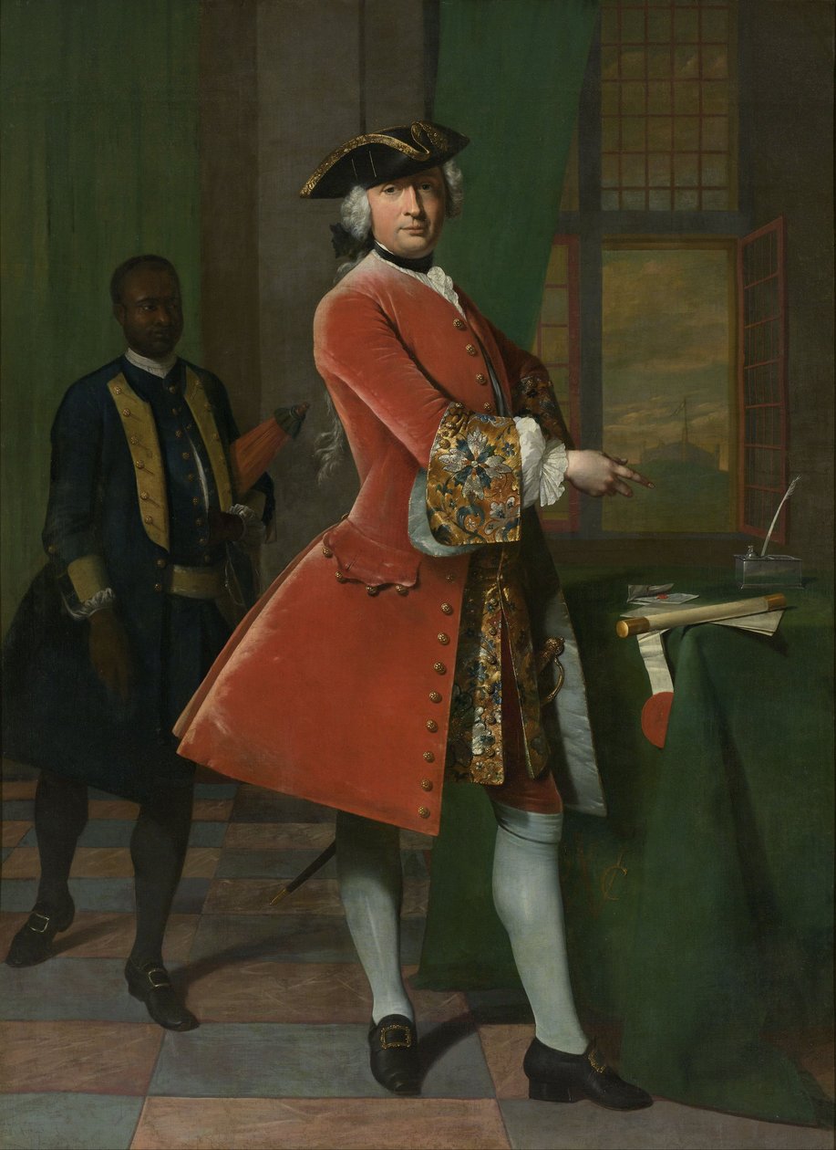 Jan Pranger'in Portresi, 1742 by Frans van der Mijn