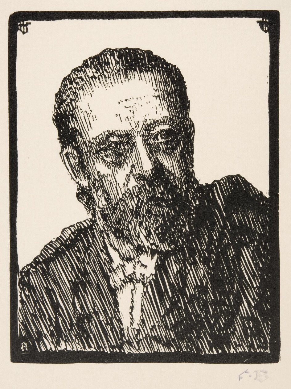 Bedrich Krem 1824-1884 Portright by Frantisek Bilek