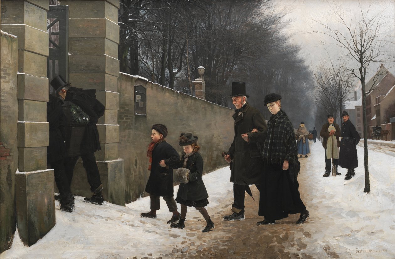 Bir cenaze by Frants Henningsen