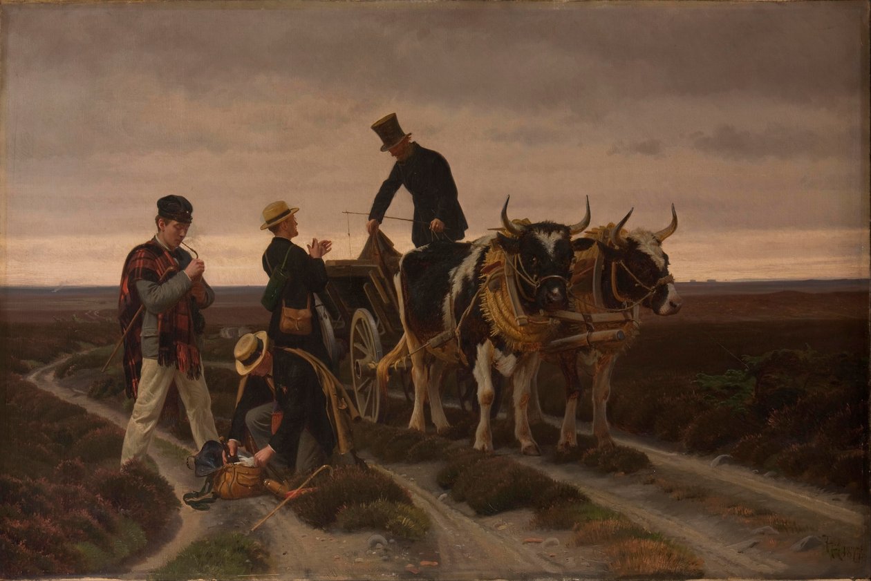 Yürüyüş gezisi. Jutland. by Frants Henningsen