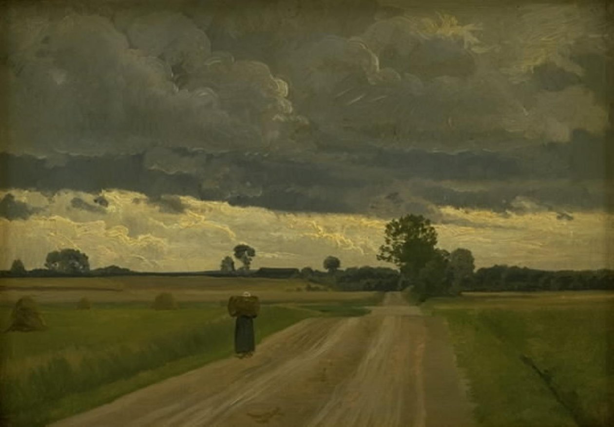 Gri havalarda manzara by Frants Henningsen