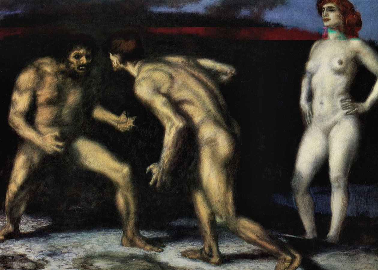 Kadın Mücadelesi by Franz von Stuck