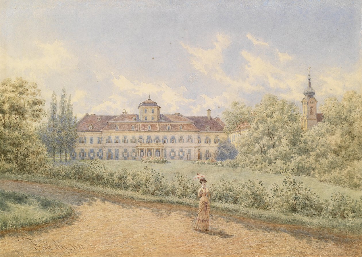 Blauer Hof Laxenburg by Franz Alt