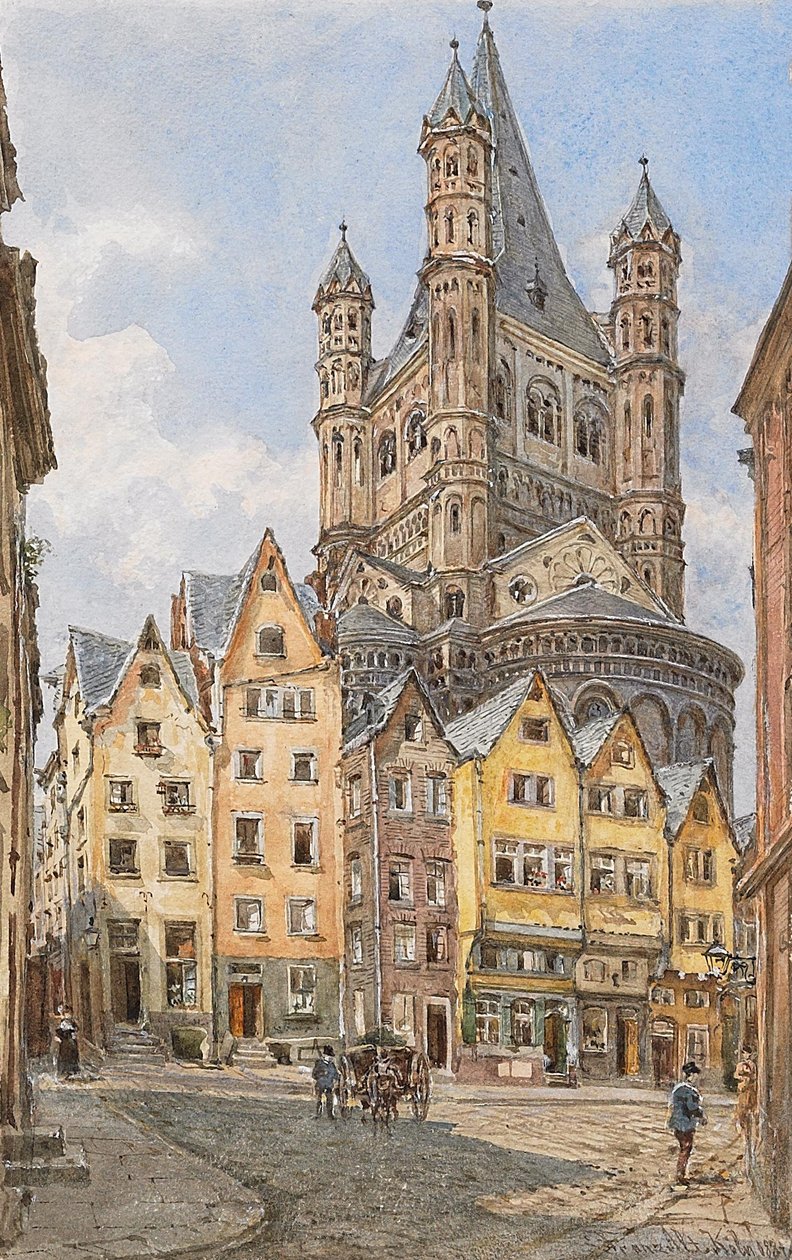 Köln Gro St. Martin. by Franz Alt