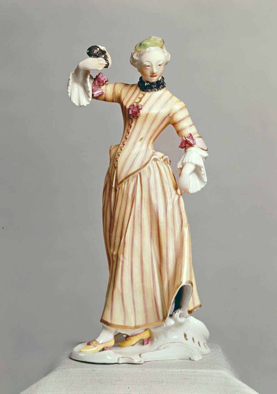 Columbine figürü, Commedia dellArte, Nymphenburg, c.1760 (porselen) by Franz Anton Bustelli