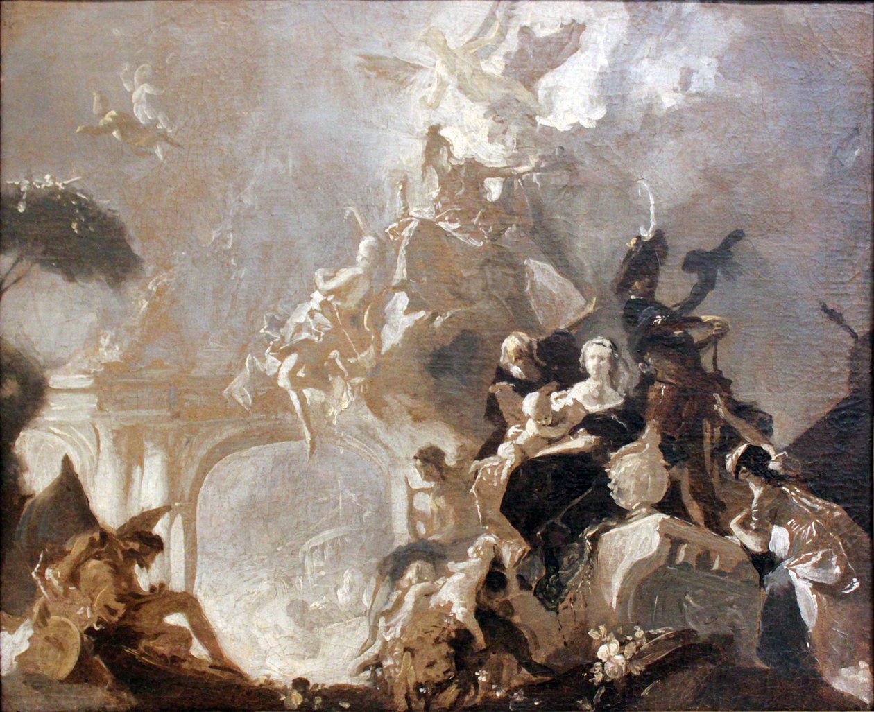 Tavan Resmi Çalışması by Franz Anton Maulbertsch
