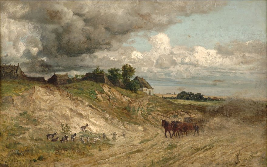 Yükselen fırtına by Franz Bunke
