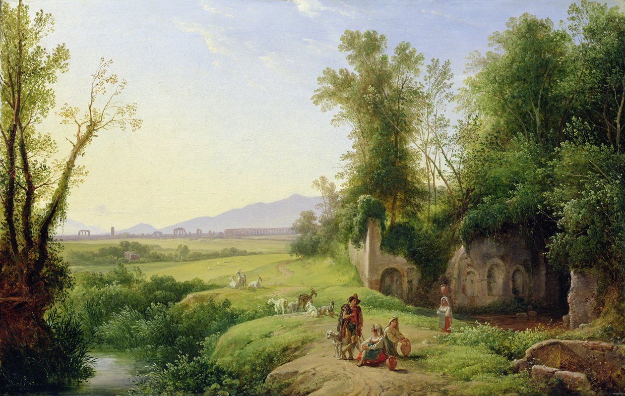 Egeria Korusu by Franz Ludwig Catel