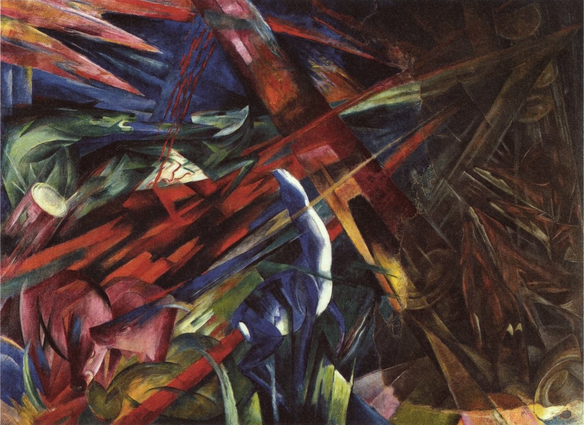  TierschicksalenEnglish: The fate of the animalsn  by Franz Marc