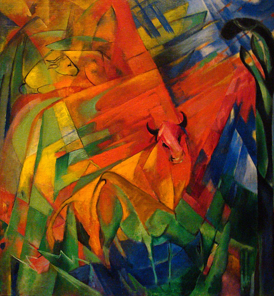 Manzaradaki Hayvanlar by Franz Marc