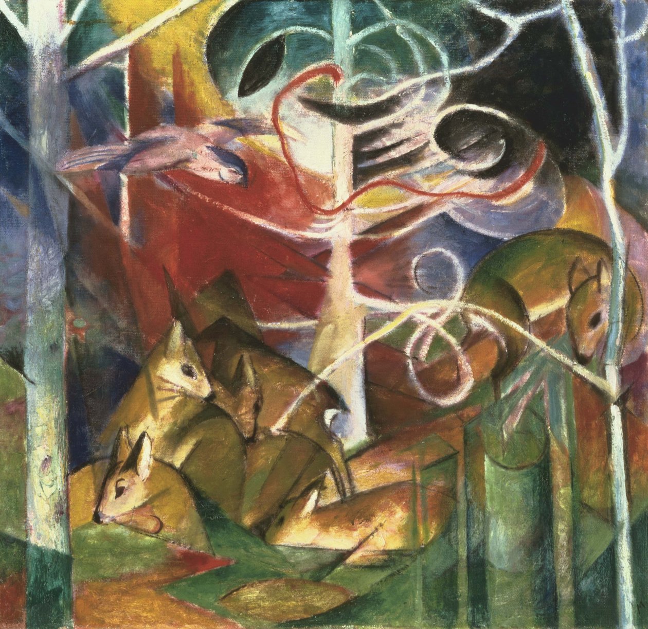Ormandaki Geyik I by Franz Marc