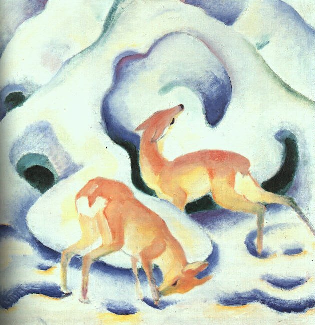 Karda Geyik by Franz Marc