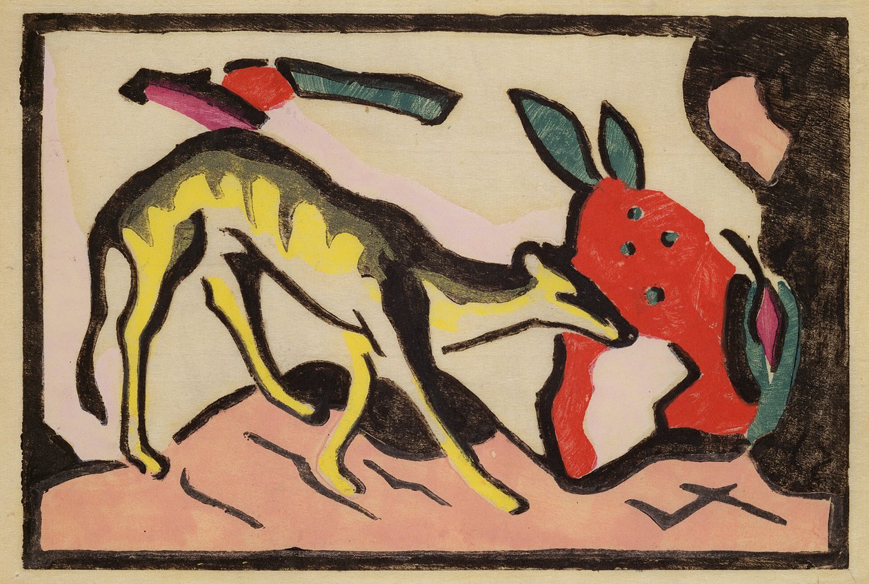 Arızalı, 1912 by Franz Marc
