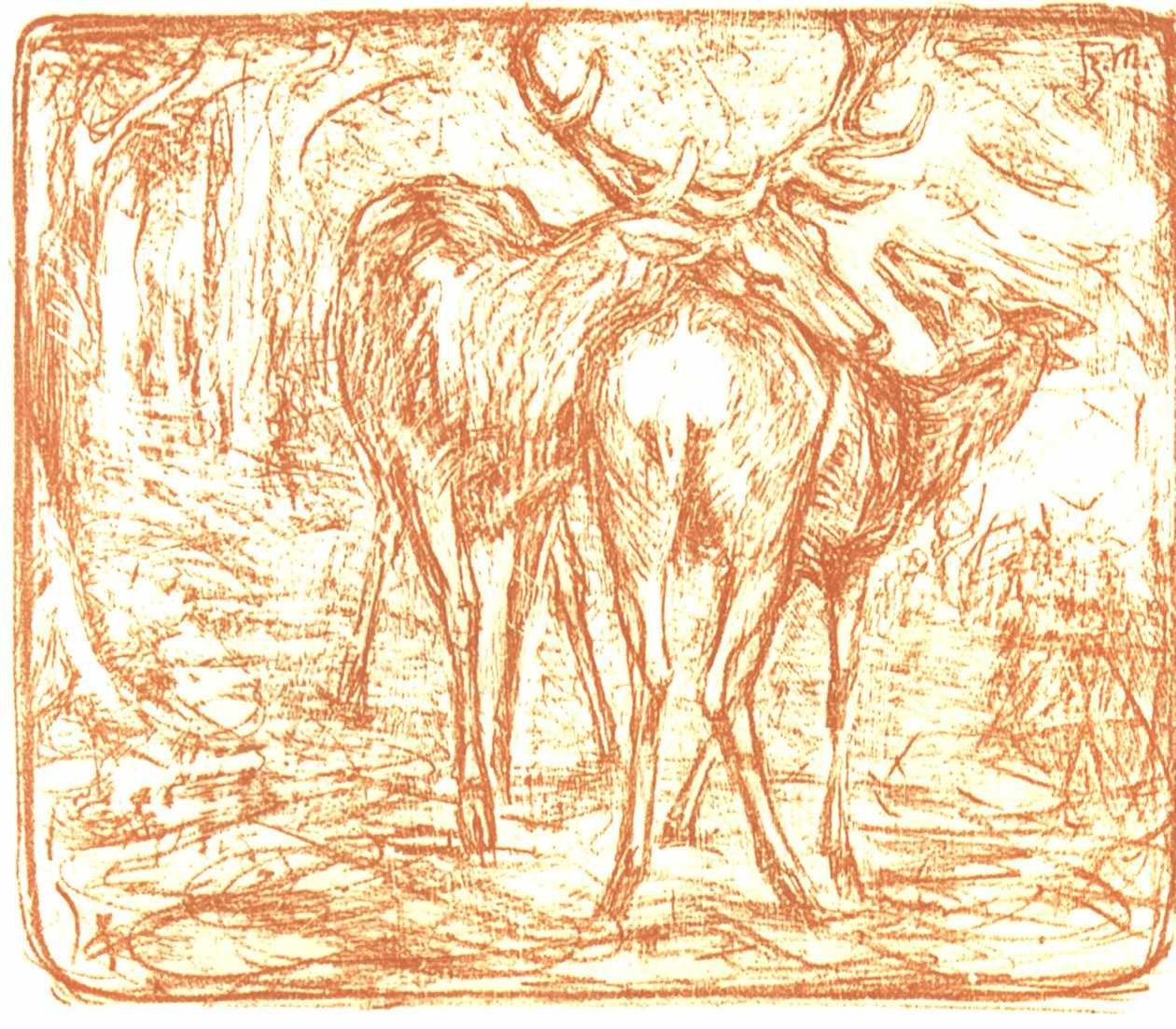 Geyik by Franz Marc