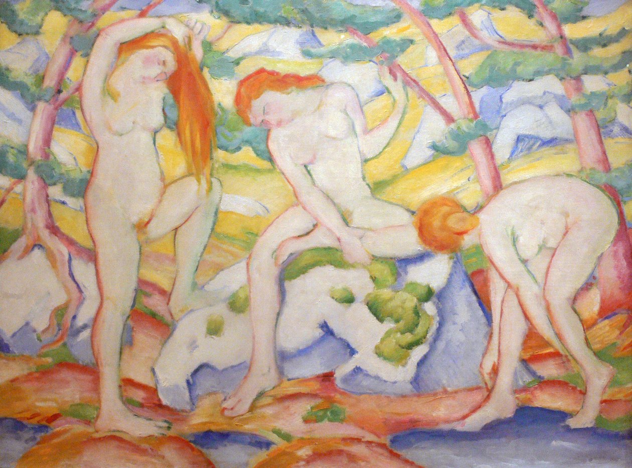 Tuval üzerine yağlıboya by Franz Marc