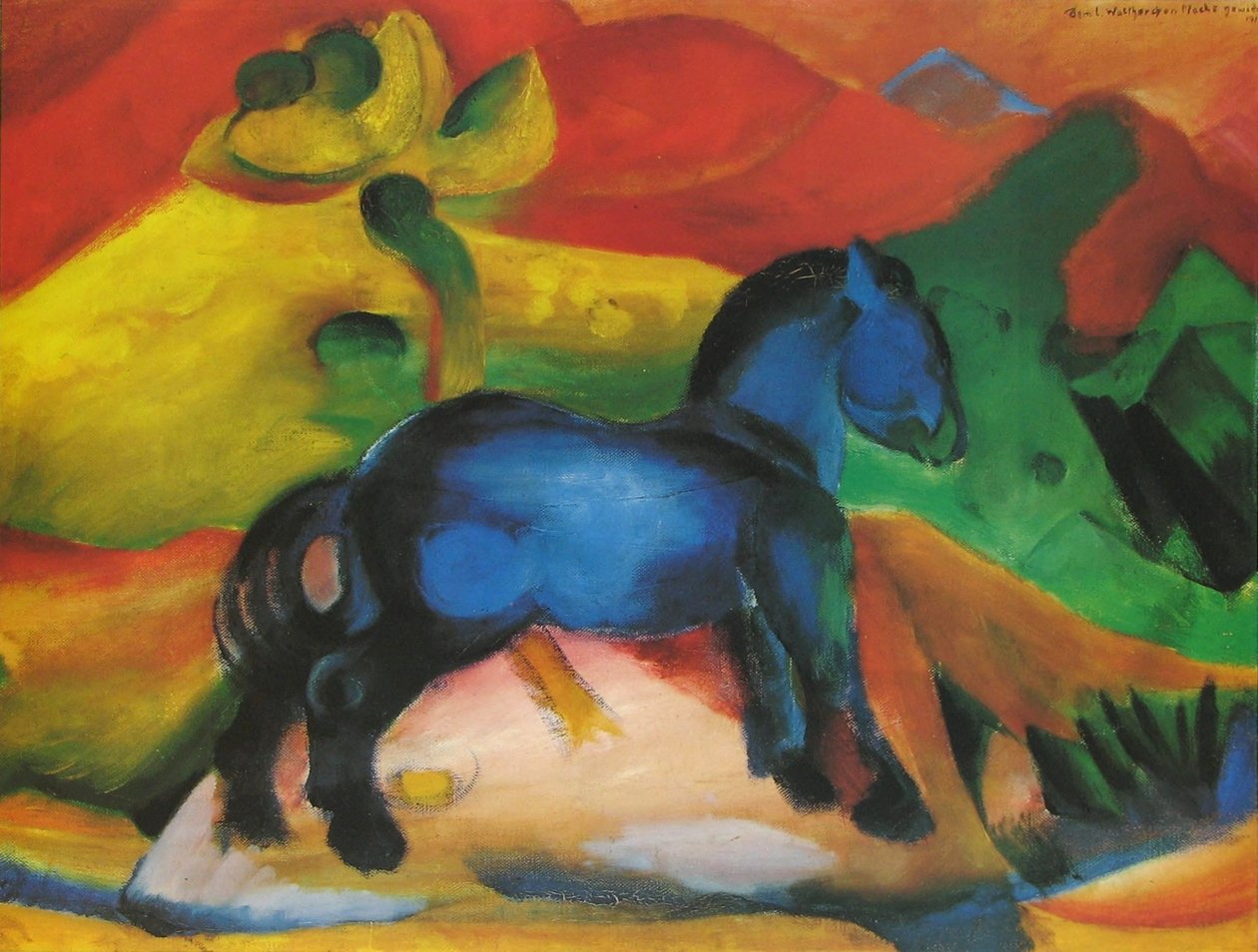 mavi midilli by Franz Marc