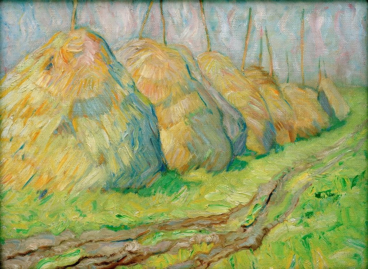çömelmiş kamış by Franz Marc