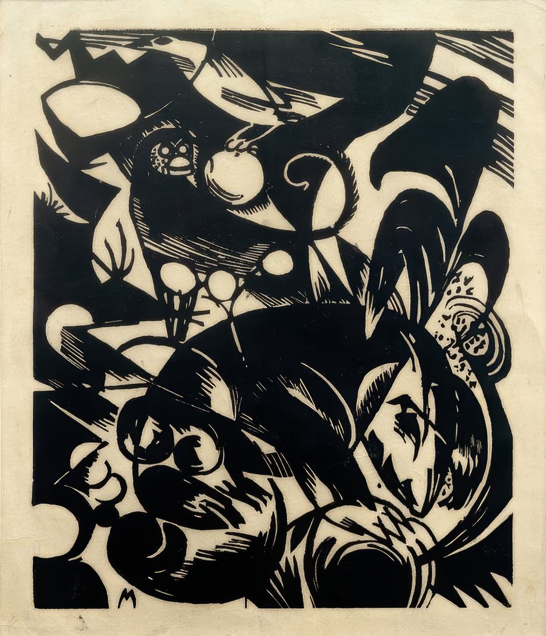 Yaratılış Hikayesi I (Babun) by Franz Marc