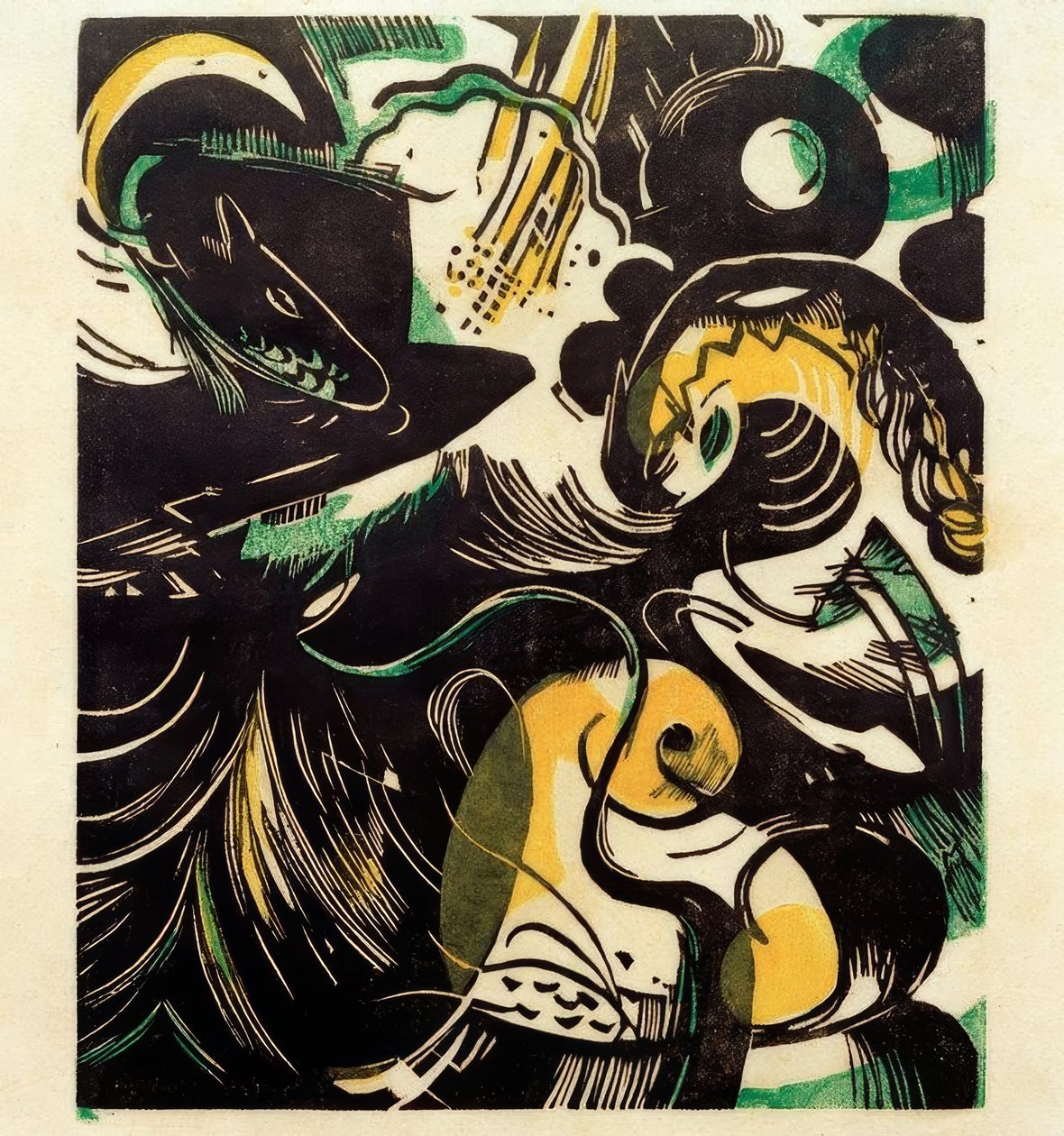 Yaratılış Hikayesi II by Franz Marc