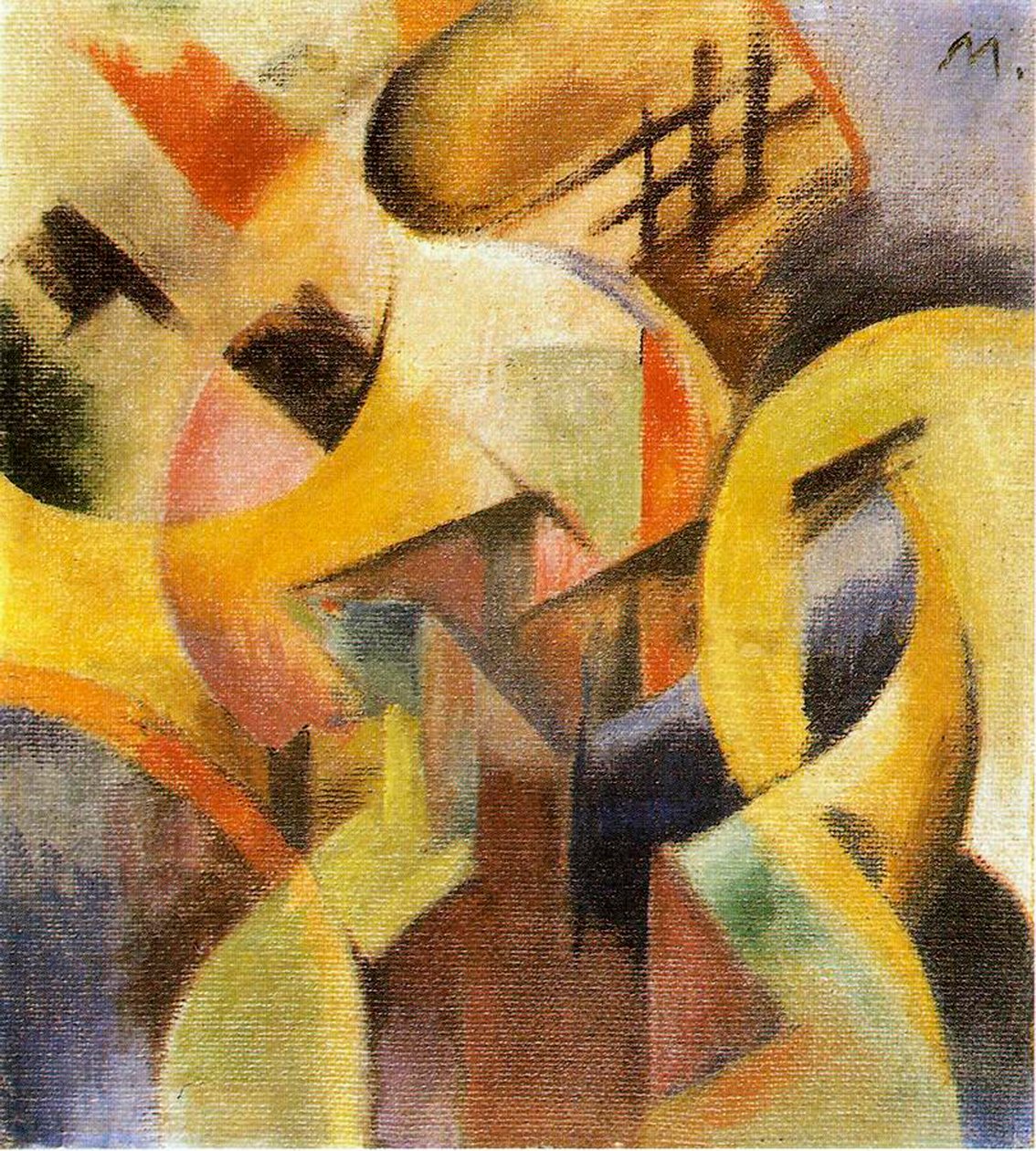 Küçük Kompozisyon I, 1913 by Franz Marc