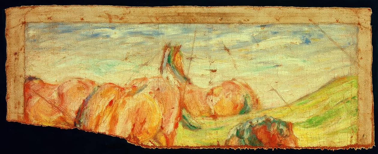 Otlayan atlar II by Franz Marc