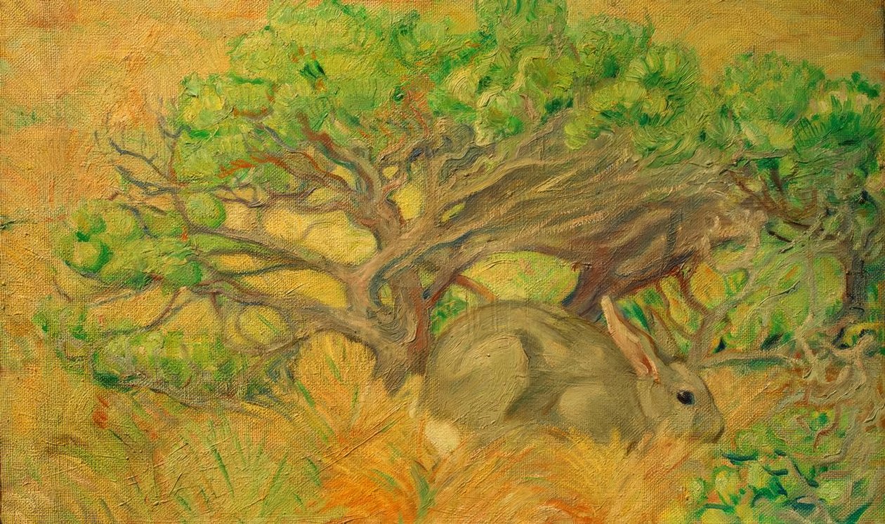 Vahşi tavşan by Franz Marc