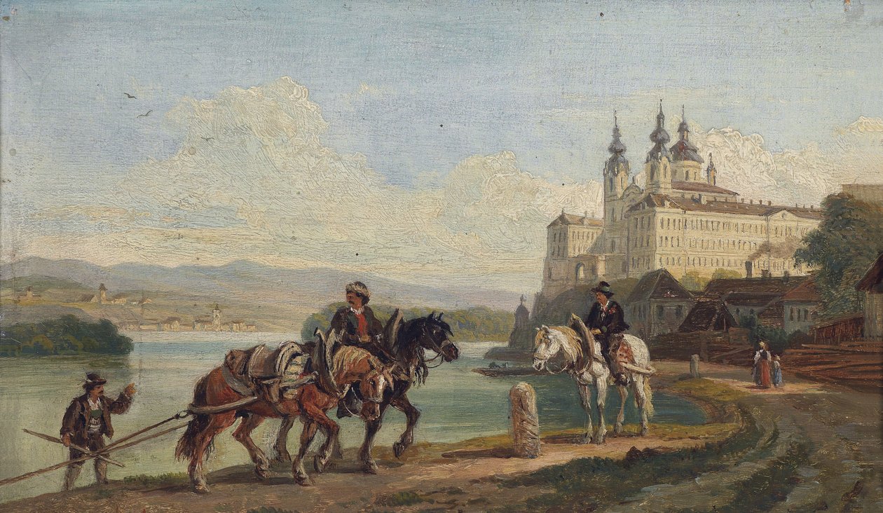 Melk / Tuna manzarası by Franz Reinhold