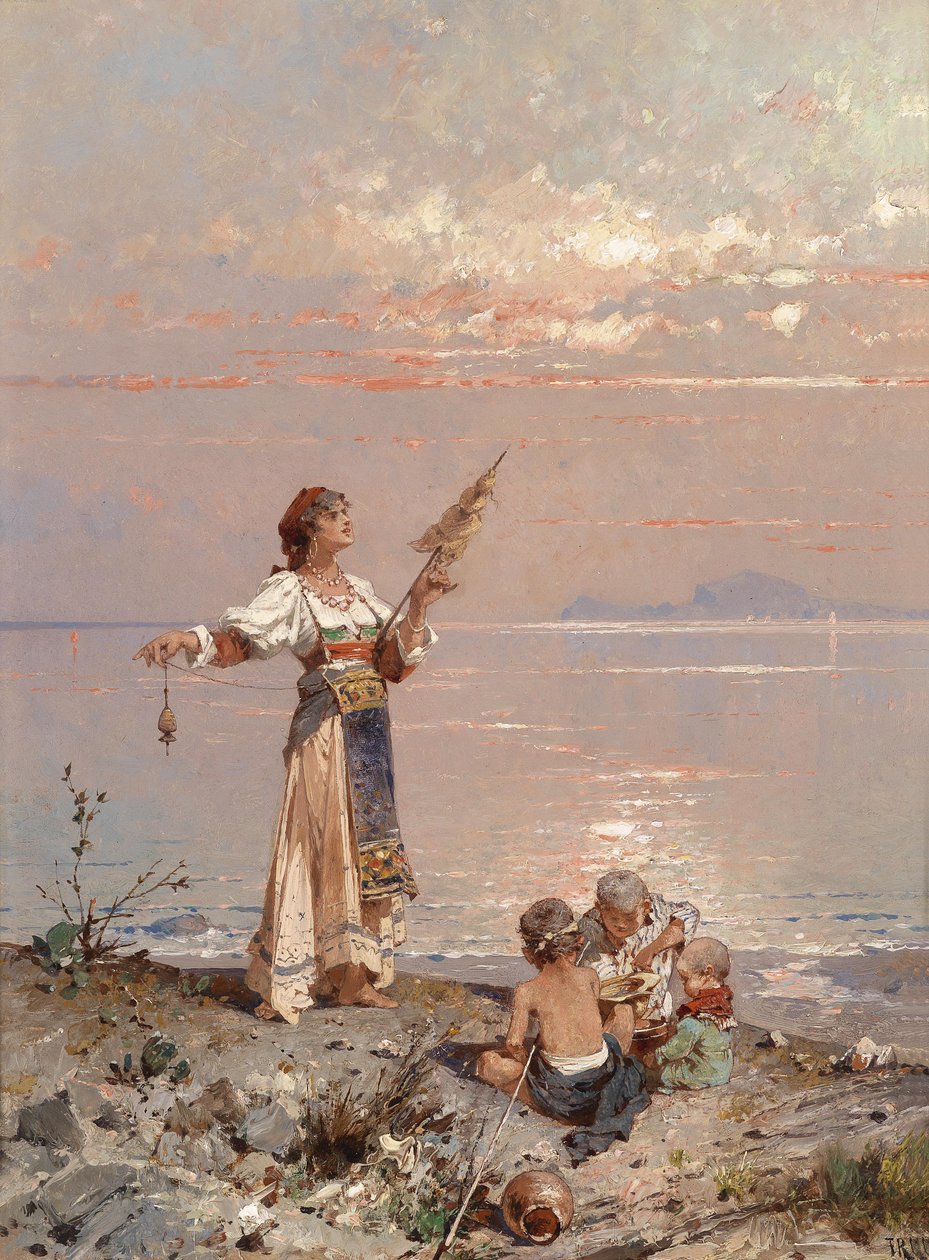 In der Bucht von Neapel by Franz Richard Unterberger