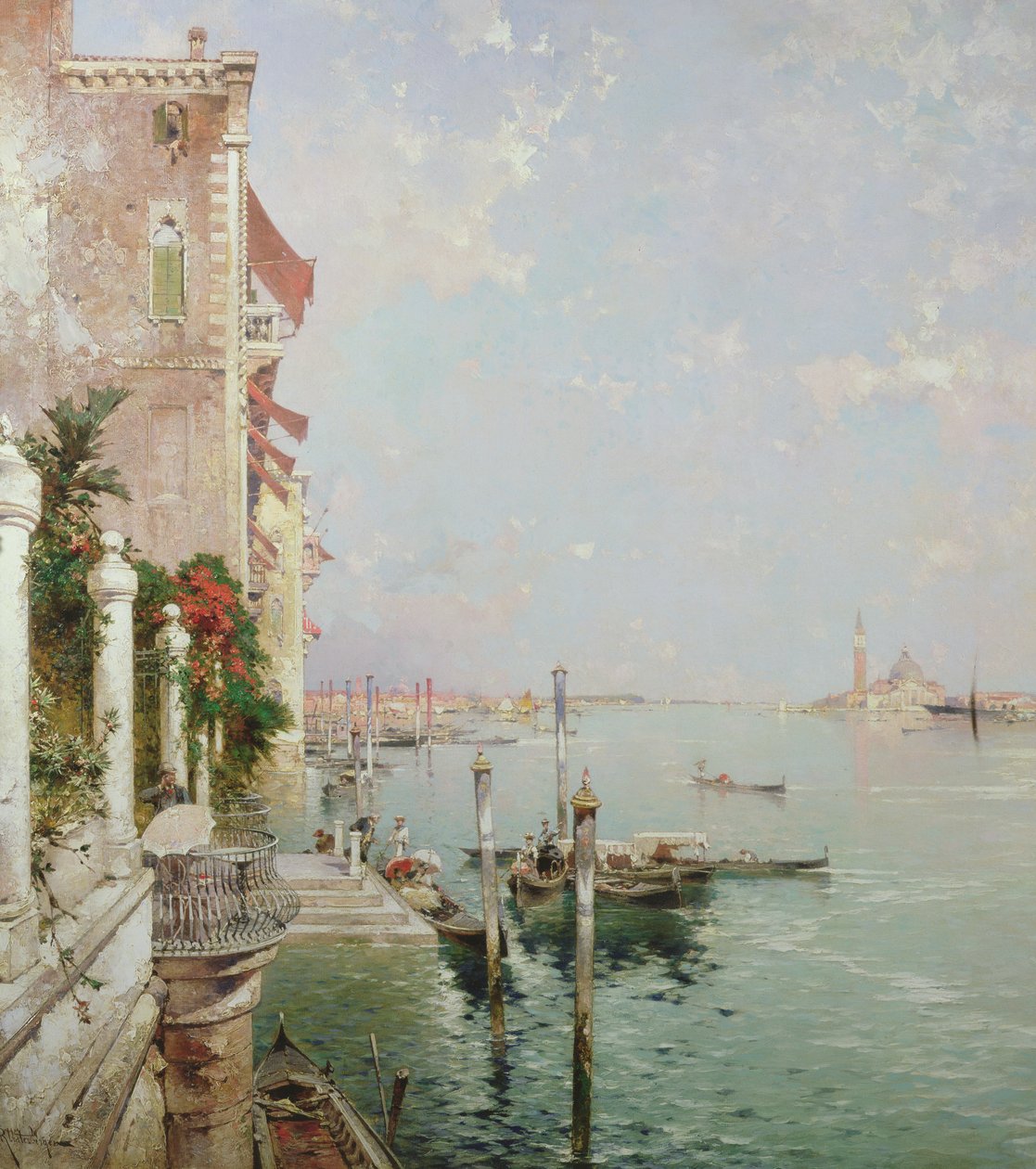 Venedik: Uzakta San Giorgio Maggiore ile Zattere