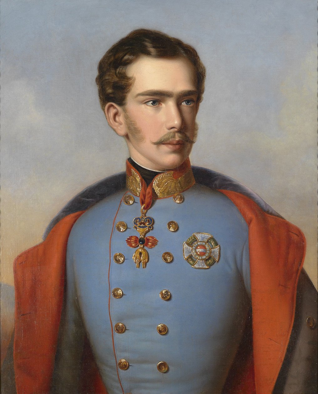 Avusturya Franz Joseph I by Franz Russ the Elder