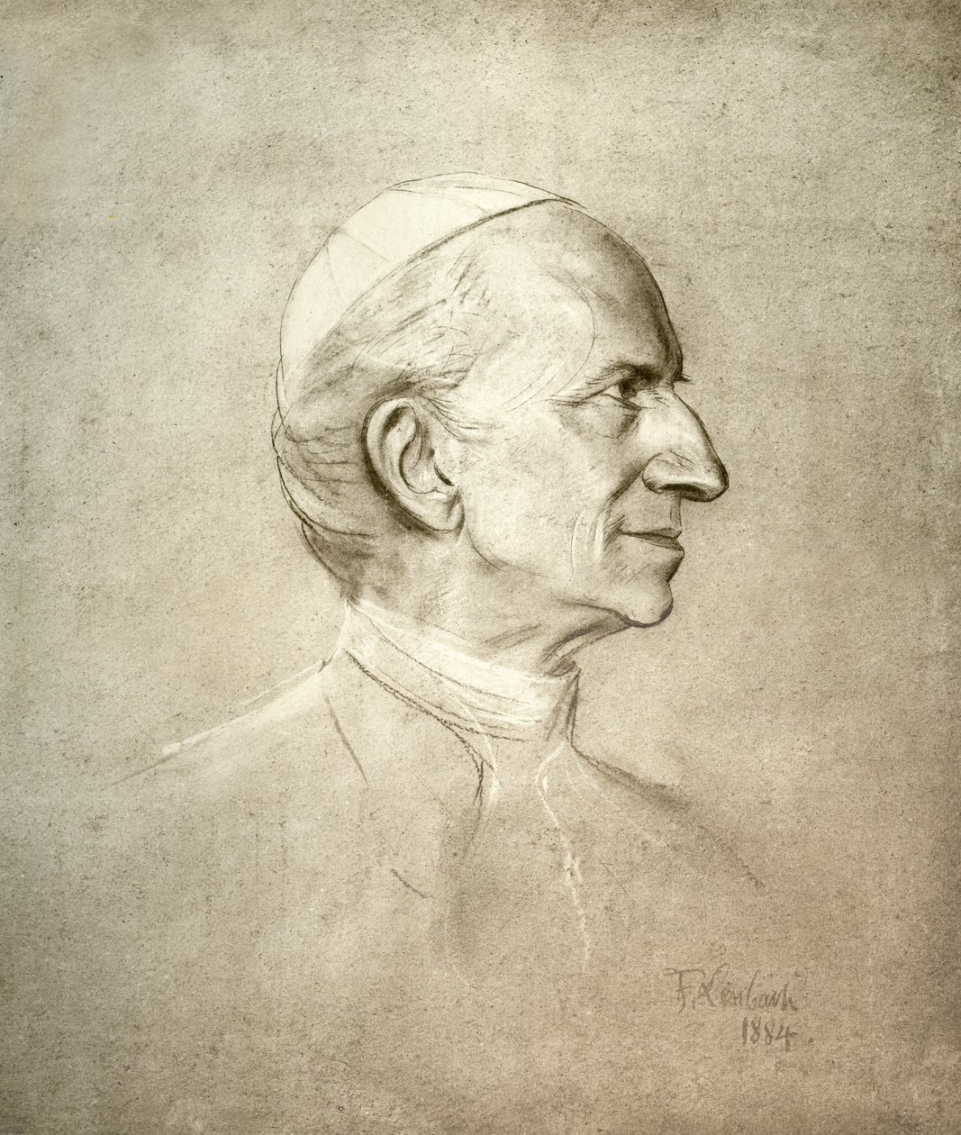 Papa Leo XIII by Franz Seraph von Lenbach