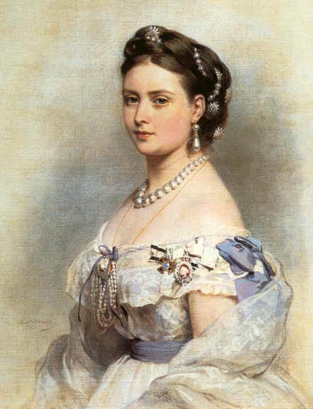 Prenses Victoria, Prusya Veliaht Prensesi olarak Kraliyet Prensesi by Franz Xaver Winterhalter