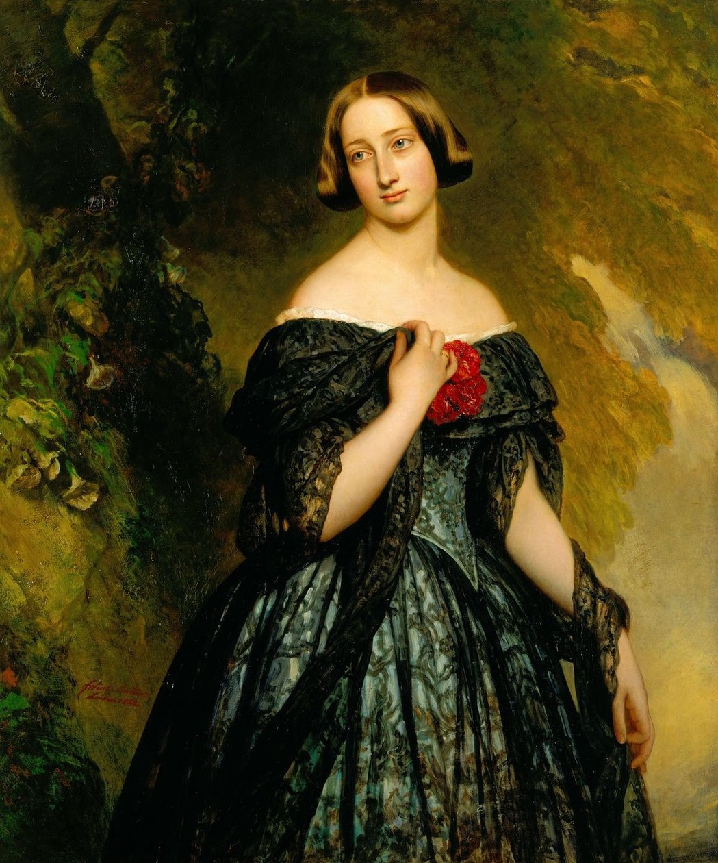 Alexandrina Düşesi Saxe Coburg by Franz Xaver Winterhalter