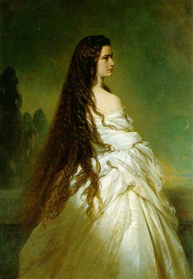 Avusturya Elisabeth İmparatoriçesi by Franz Xaver Winterhalter
